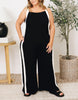 StilRuhig | Lockeres Damenkleid mit Weißen Zierlinien