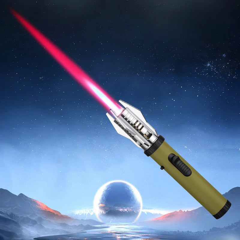 JetFlamme | Ultra-Winddichtes Turbo-Sturmfeuerzeug mit 360° drehbarer Flamme