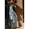 AzurTraum | Luftiges Boho-Maxikleid mit Mediterranem Print