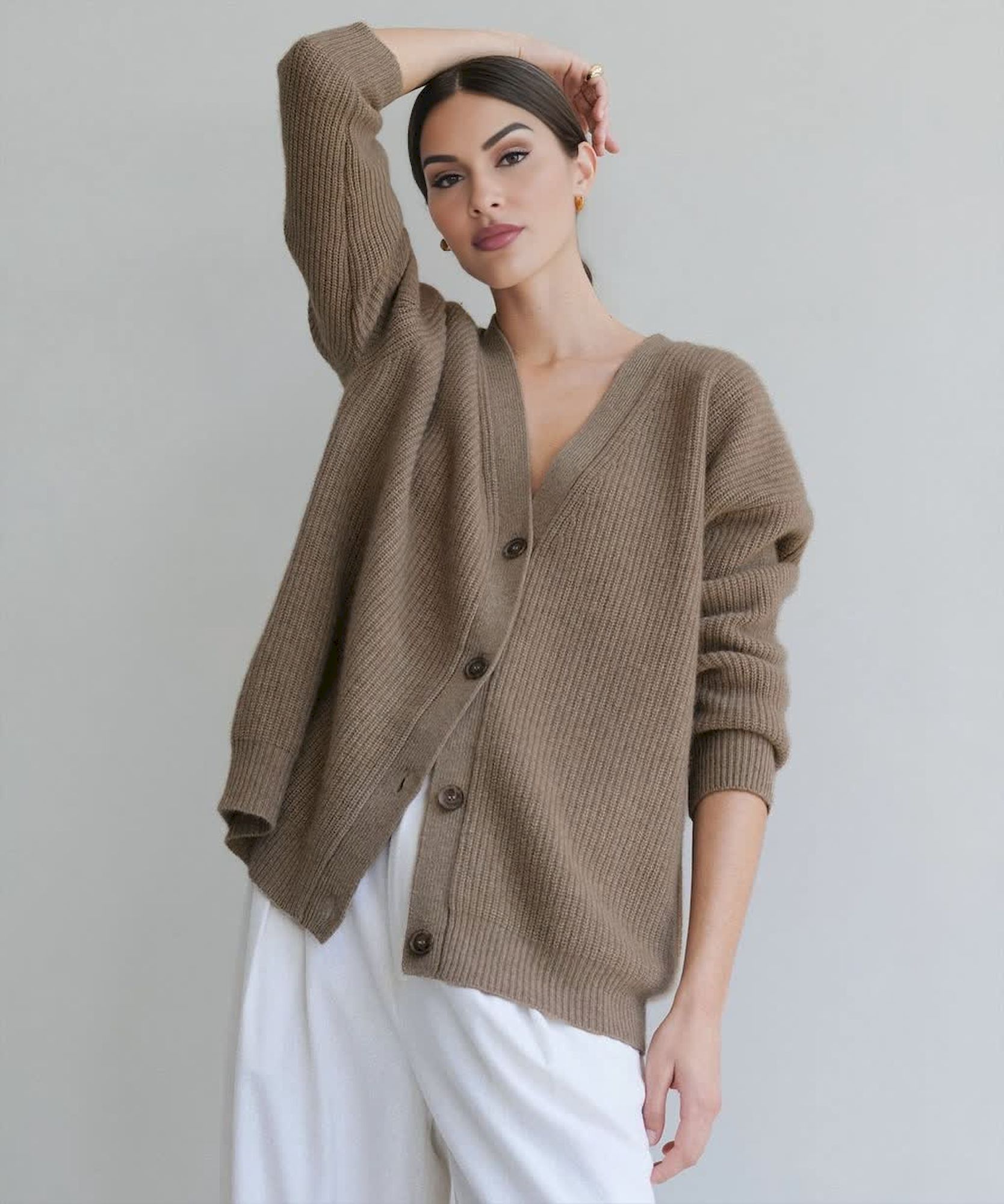 KokonWärme | V-Ausschnitt Cashmere Cardigan