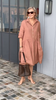 LeinenCharme | Elegantes Leinenkleid mit Knopfleiste