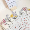 2024  Bloomy Flowers Desk Calendar | 1+1 Gratis