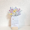 2024  Bloomy Flowers Desk Calendar | 1+1 Gratis