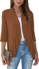 SanfterFluss | Damen Leichter Open Front Cardigan für Jeden Anlass