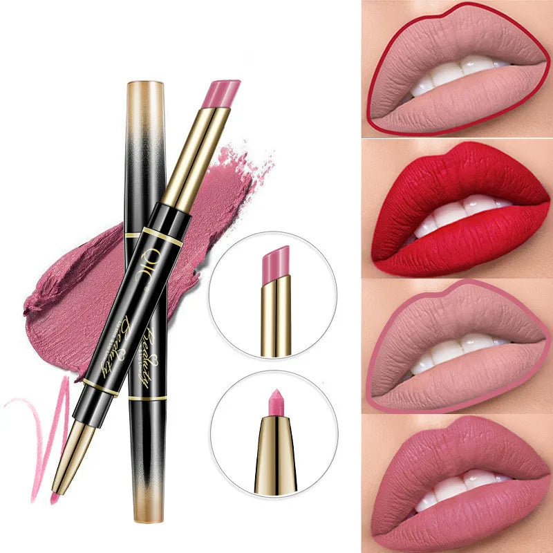 DuoLuxe - 2-in-1-Lippenstift und Lipliner 2+3 GRATIS