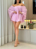 BrisenSet | Elegantes Bandeau Shorts Set mit Plissee-Design