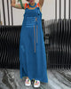 StilGefühl | Lässiges Trägerkleid mit Kordeldetails und Statement-Drucken