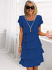 RüschenEleganz | Sommerliches Kleid mit Lagen-Design