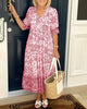 BrisenCharme | Sommerliches Maxikleid mit floralem Print & V-Ausschnitt