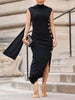 Eleganter Schick | Zeitloses Maxikleid mit Knopfdetails