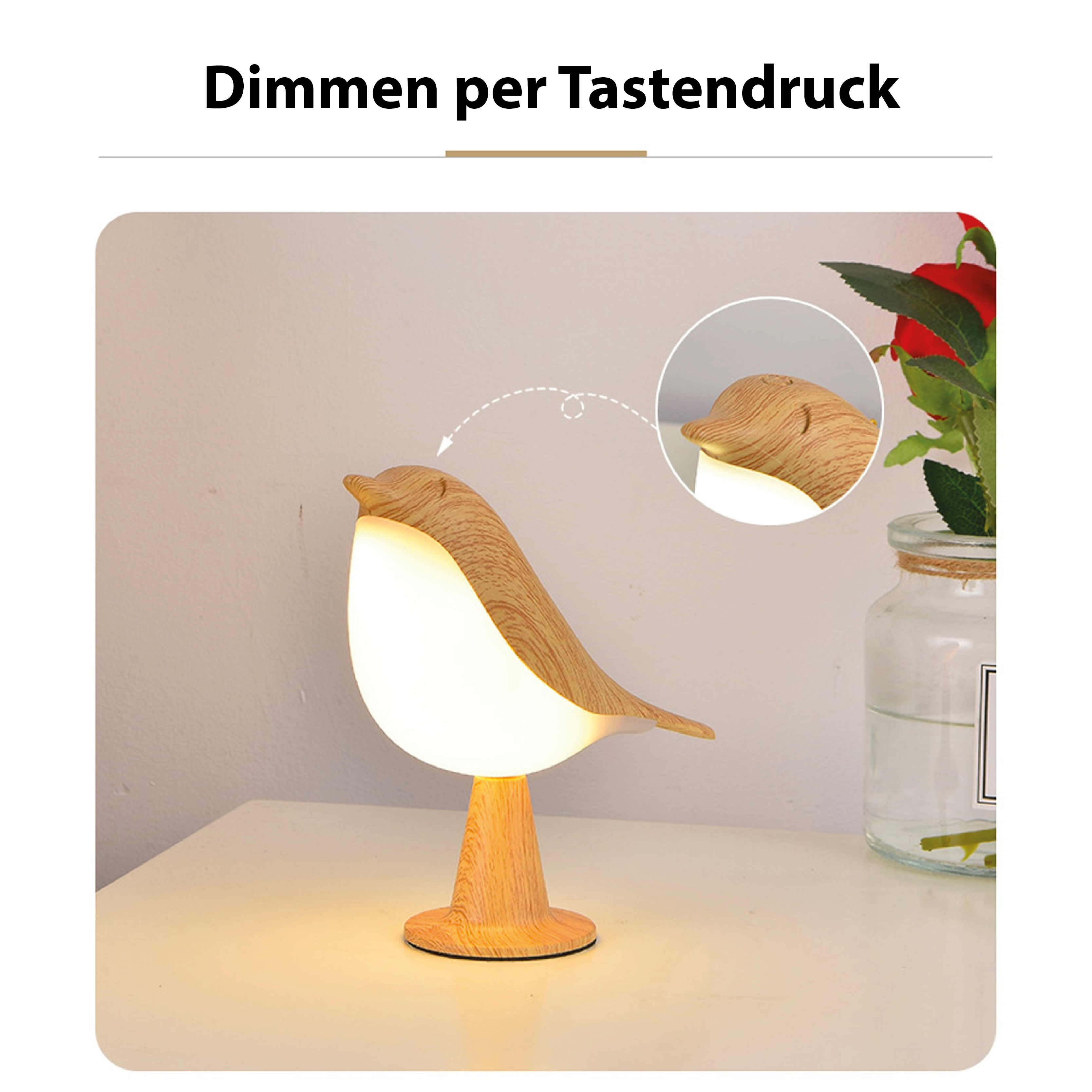 TweetGlow - Vogel Lampe