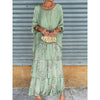 EleganzFluss | Luftiges Boho-Maxikleid mit Schichten für einen Stilvollen Look