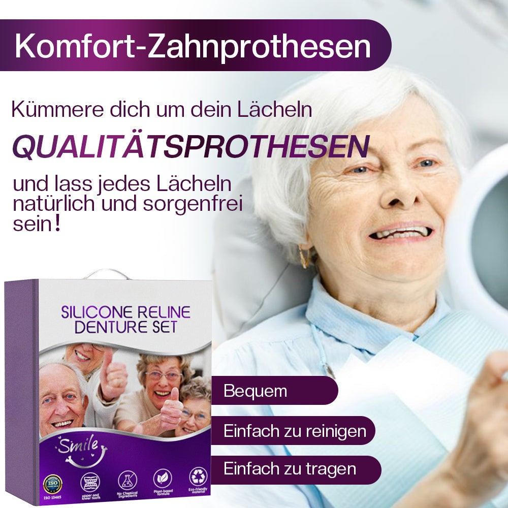 ZahnProfiSet | Silikon Reline-Set für Prothesen