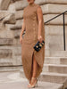 Eleganter Schick | Zeitloses Maxikleid mit Knopfdetails