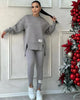 FashionLuxus | Damen Zweiteiler Set mit Oversize Sweatshirt und Leggings