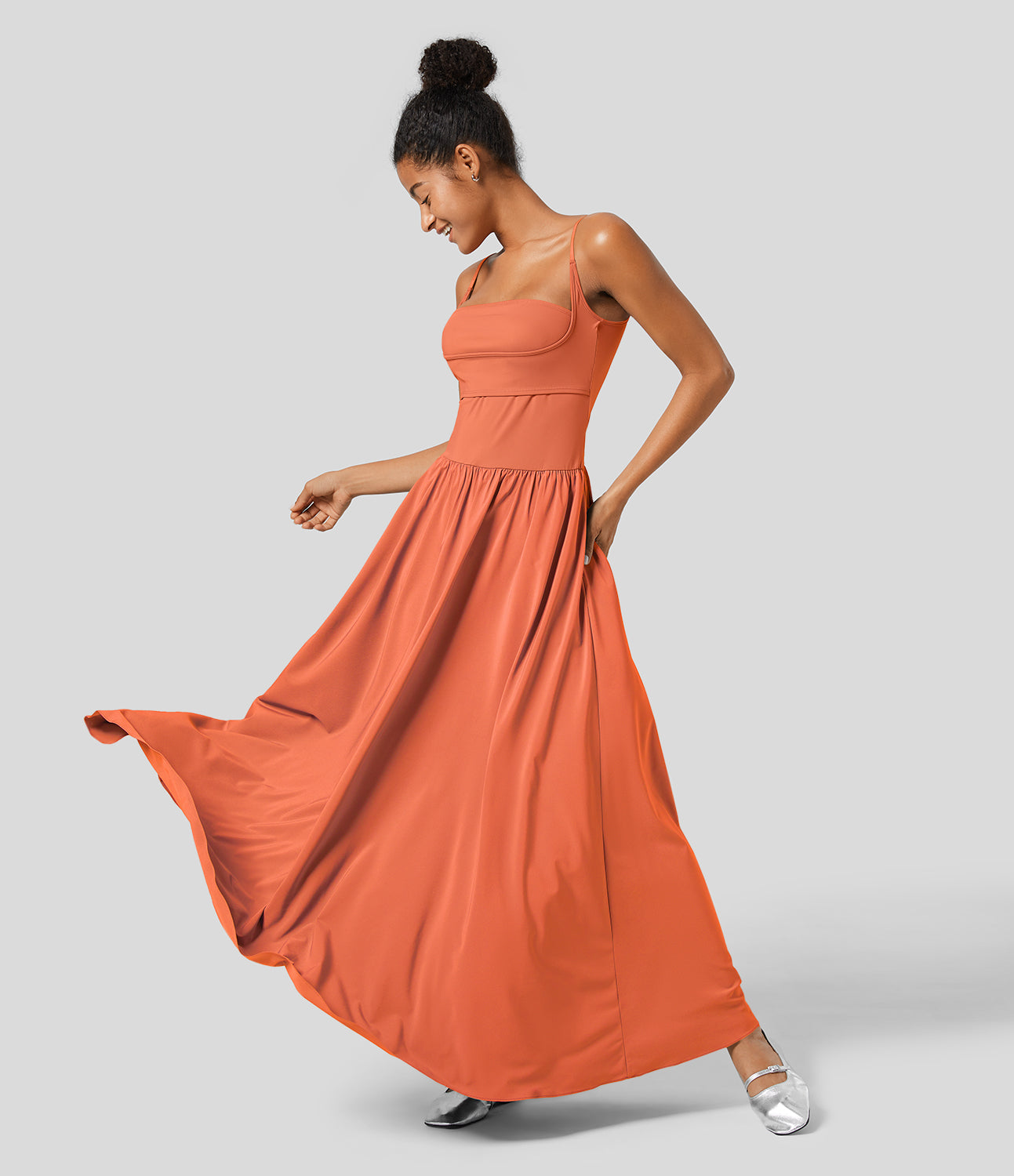 PocketFlair |  Damen Casual Slip Dres