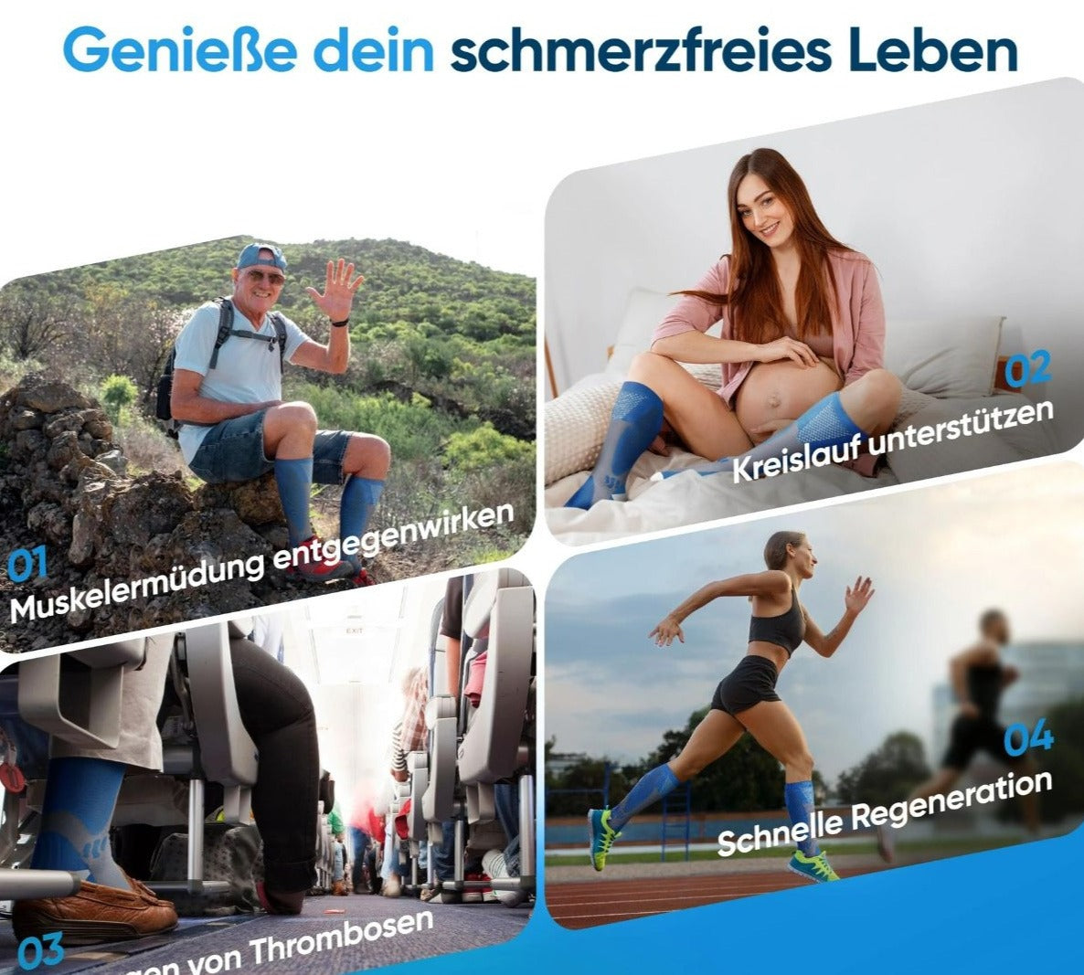 EasyBreeze | Sommer Kompression Socken