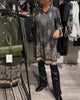 BohoFlair | Hemdblusenkleid mit Orientalischem Muster