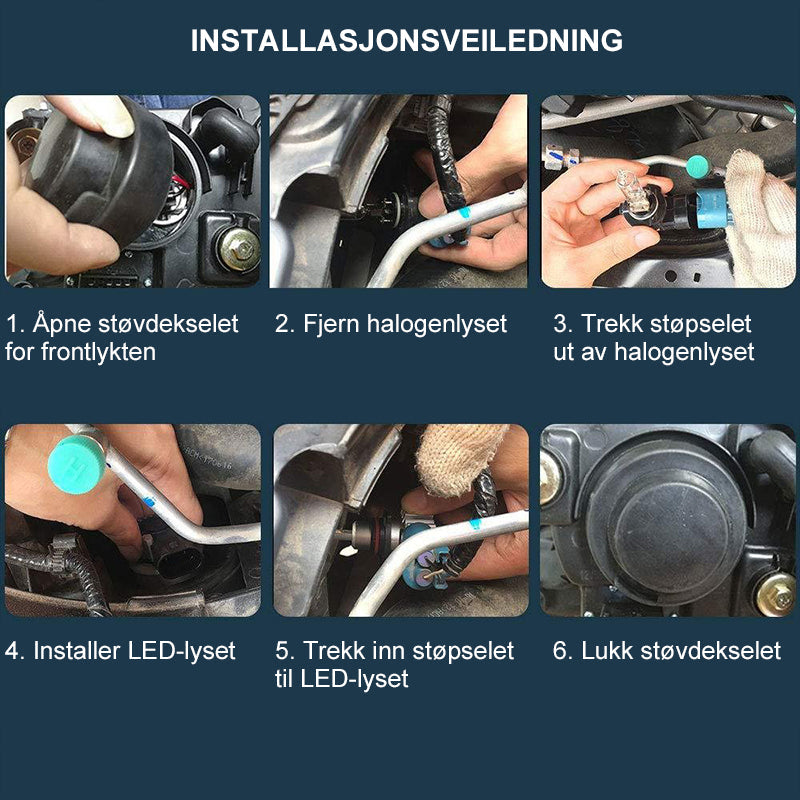 LumoGlo: Leistungsstarke LED-Frontlichter (2 + 2 GRATIS)