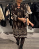 BohoFlair | Hemdblusenkleid mit Orientalischem Muster