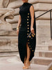 Eleganter Schick | Zeitloses Maxikleid mit Knopfdetails