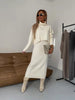 Perfekter Look | Kleid und Rollkragenpullover-Set