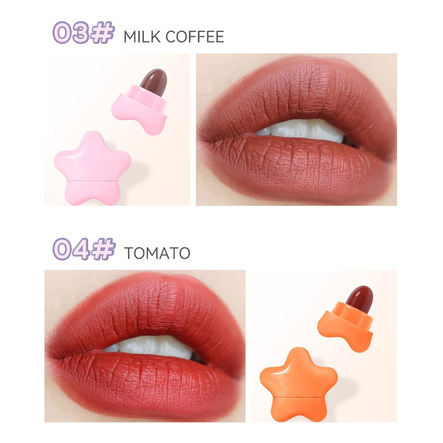 SterneLippen | Mini-Lippenstift-Set in Sternform