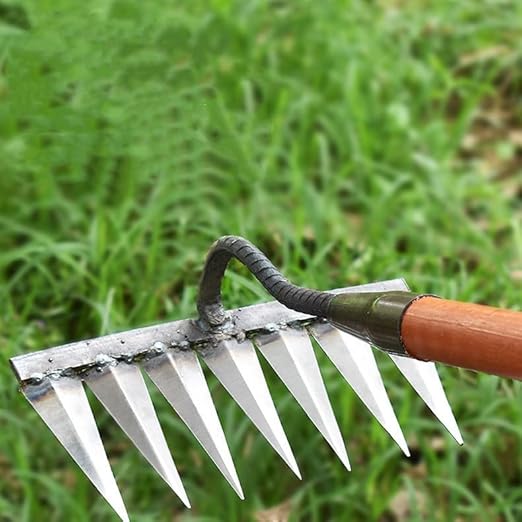WurzelnMeister | Robuster Unkrautrechen für den Garten