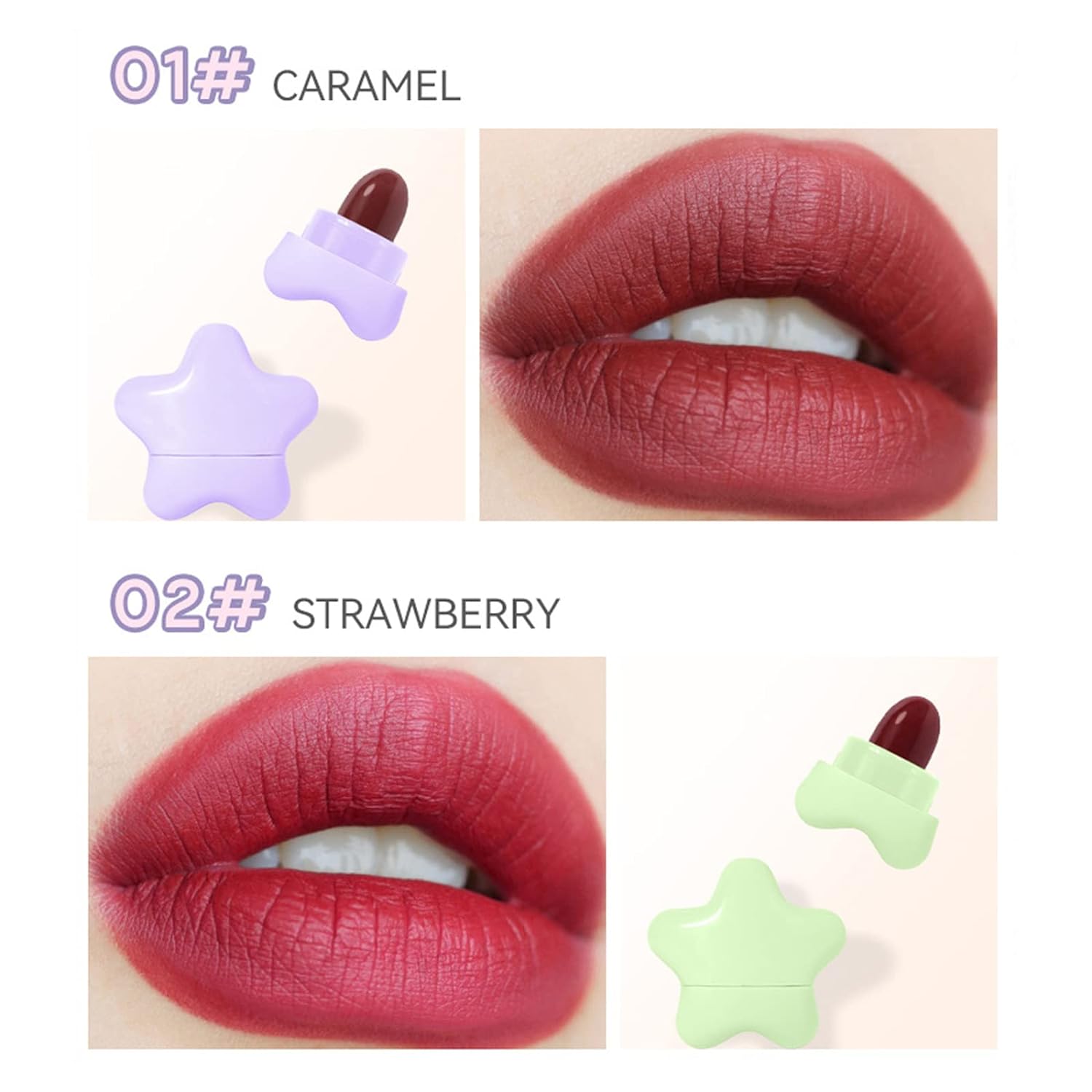 SterneLippen | Mini-Lippenstift-Set in Sternform