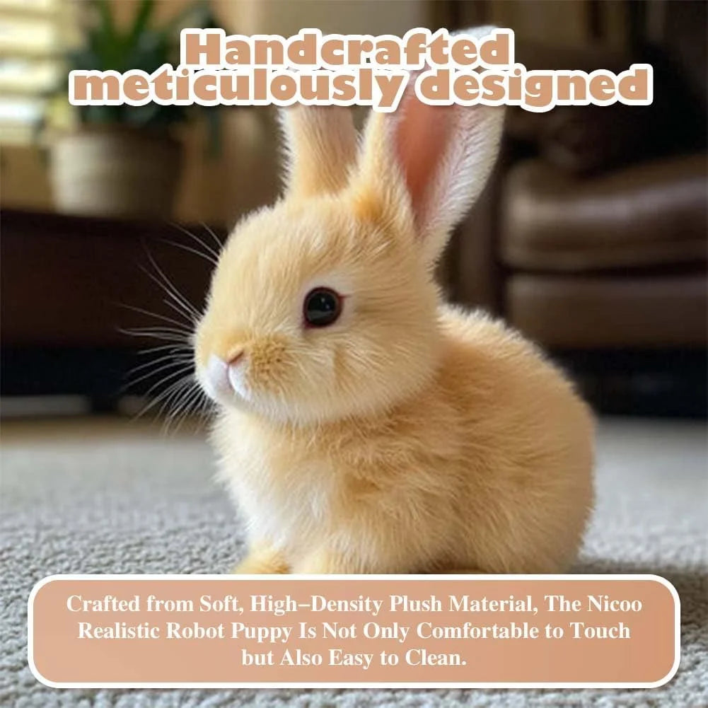 FlauschHase | Plüsch Hase mit realistischem Design & Kuschelweichem Fell