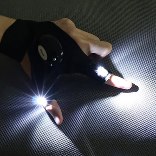 LeuchtGriff | Wasserdichte LED-Handschuhe