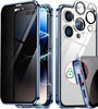 MagPrivacy-Hülle | 360° Rundumschutz, Anti-Spion Panzerglas für iPhone