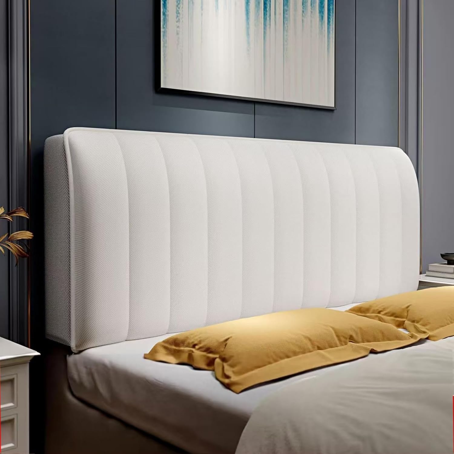 KomfortLux | Elegante Bettkopfteil-Abdeckung mit luxuriösem Design