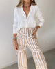 ChicForm | Stilvolles Outfit-Set mit Geometrischem Muster