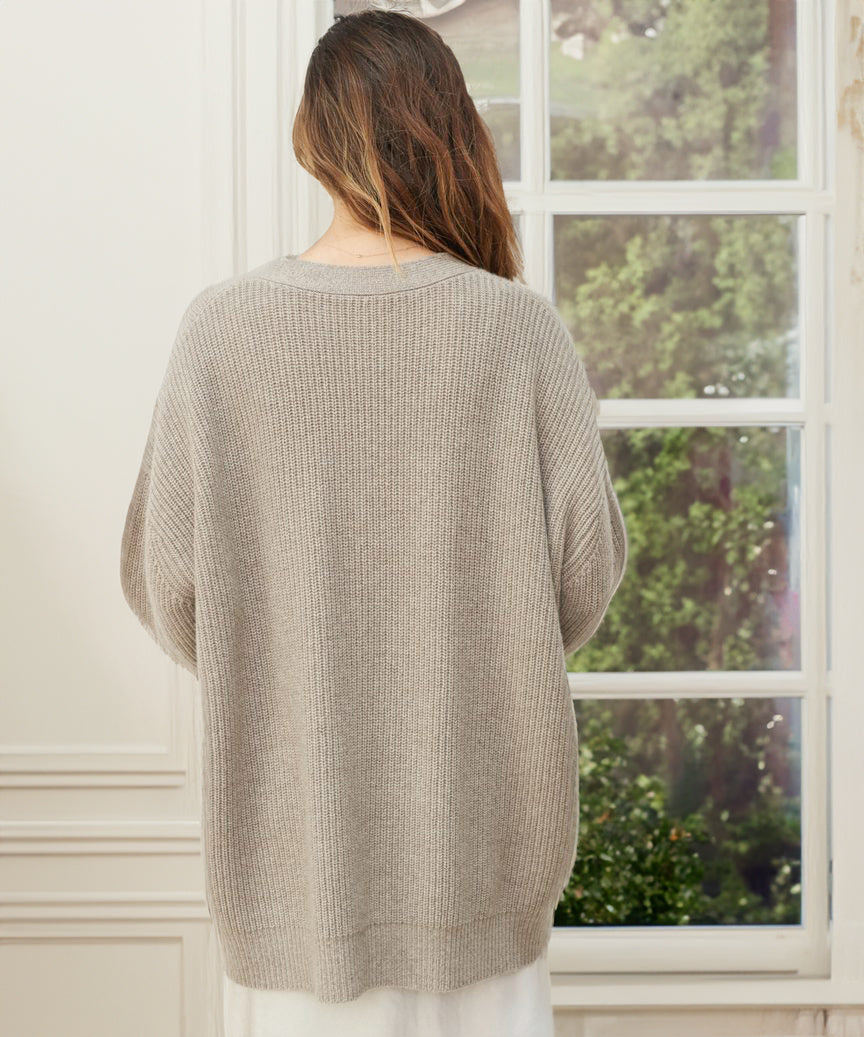 KokonWärme | V-Ausschnitt Cashmere Cardigan