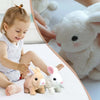 FlauschHase | Plüsch Hase mit realistischem Design & Kuschelweichem Fell
