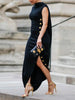 Eleganter Schick | Zeitloses Maxikleid mit Knopfdetails