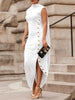 Eleganter Schick | Zeitloses Maxikleid mit Knopfdetails