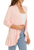SanfterFluss | Damen Leichter Open Front Cardigan für Jeden Anlass