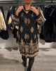 BohoFlair | Hemdblusenkleid mit Orientalischem Muster