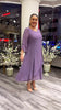 AnmutFluss | Elegantes A-Linien Kleid mit Schmetterlingsärmeln für Damen