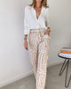 ChicForm | Stilvolles Outfit-Set mit Geometrischem Muster
