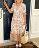BrisenCharme | Sommerliches Maxikleid mit floralem Print & V-Ausschnitt