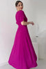 GrazieStil | Kurzarm Kleid mit Taillengürtel und edler Silhouette