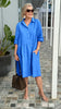 LeinenCharme | Elegantes Leinenkleid mit Knopfleiste