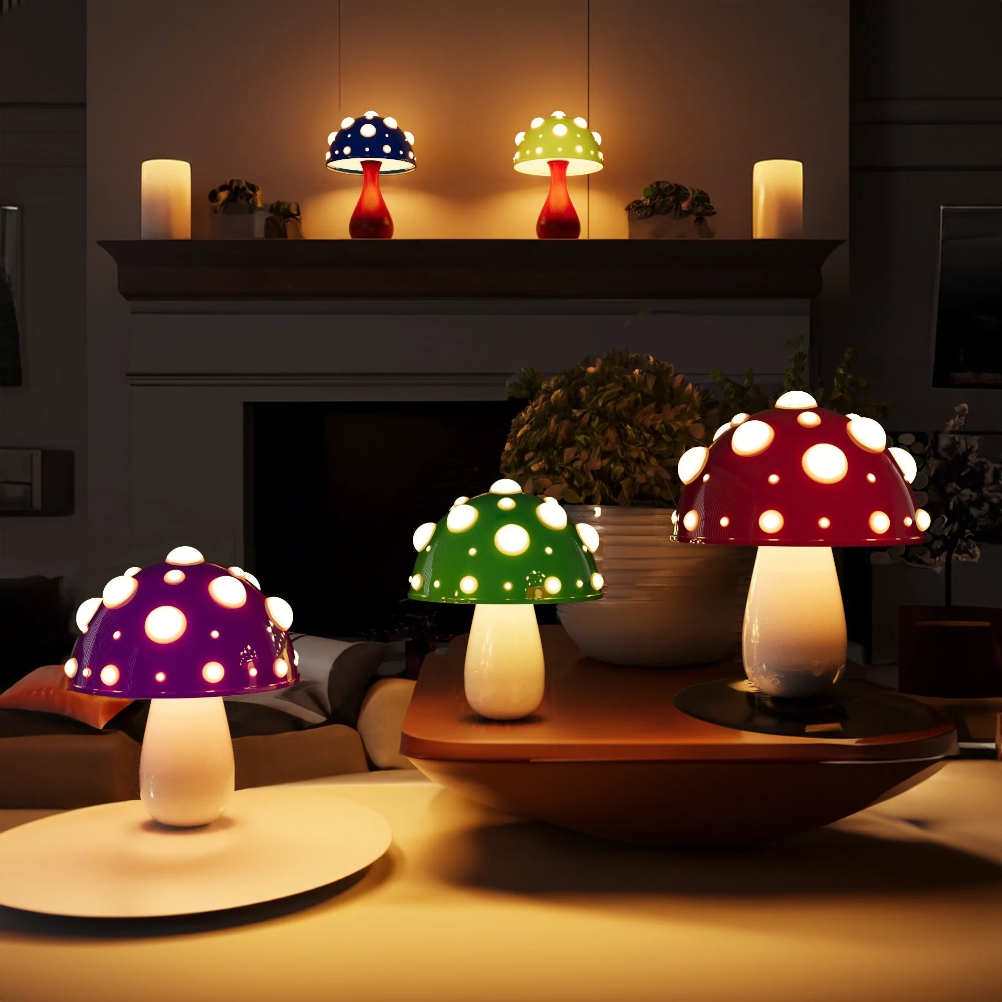 GlowVibe - Pilz Vibrancy Lampe