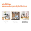 KüchenRegal | Verstellbares Küchenregal für mehr Stauraum