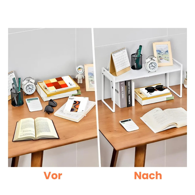 KüchenRegal | Verstellbares Küchenregal für mehr Stauraum