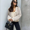 Luxe Strickjacke