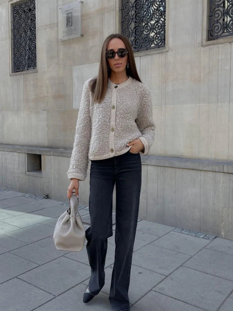 Luxe Strickjacke